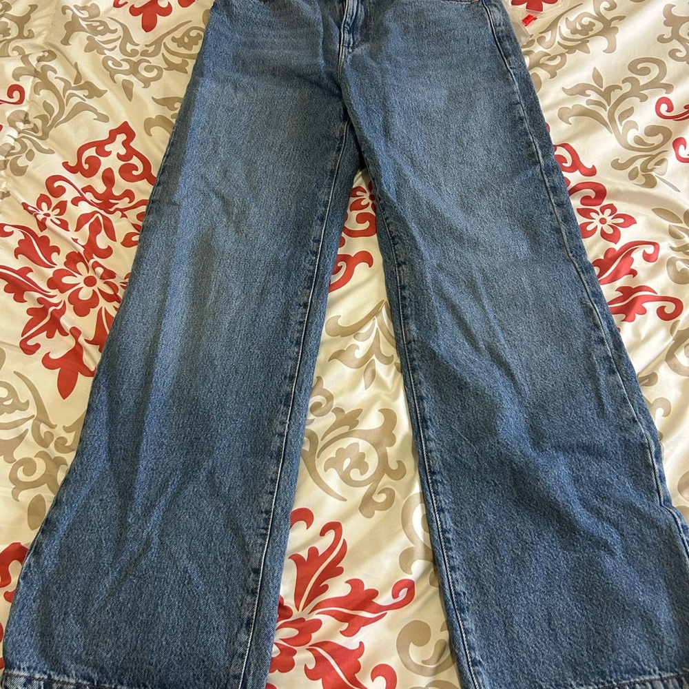 Garage Blue wide leg Women's Jeans